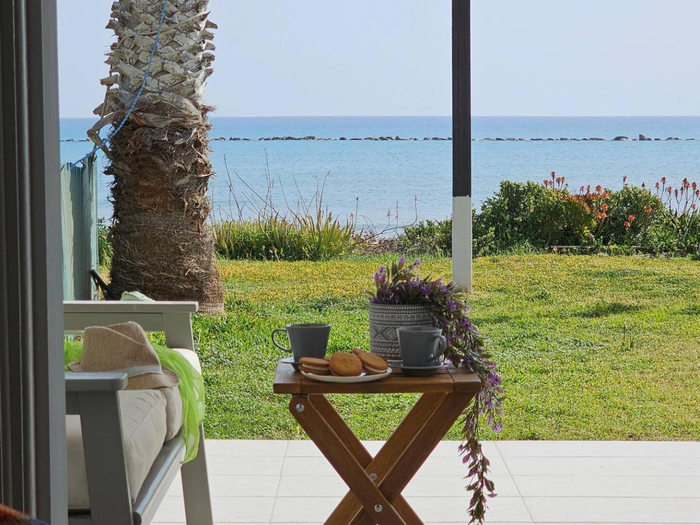 Ammos Beachfront Villa Paradise Lárnaka Kültér fotó